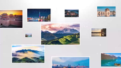 云南大理崇圣寺三塔远景