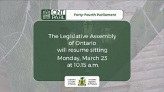 legislative assembly of ontario